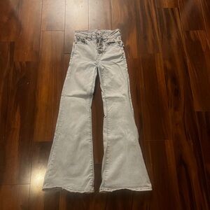 American eagle flare jeans size 000 short